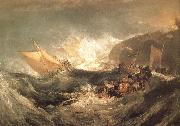 J.M.W. Turner The Wreck of a transport ship Spain oil painting artist